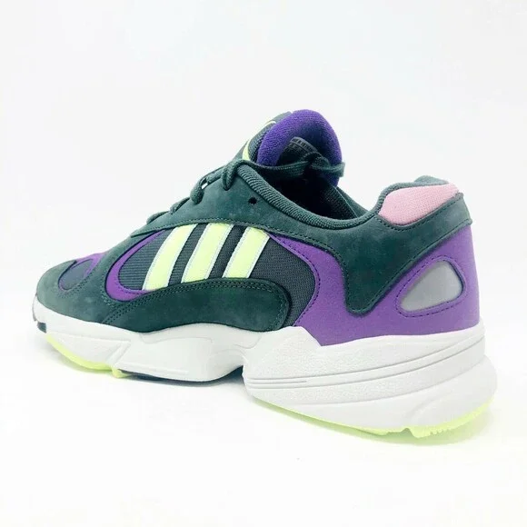 Adidas Yung 1 Legend Ivy Hi Res Yellow Active Purple Mens Size 9 BD7655 - Picture 3 of 5